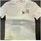 [S] MLB KID'S GLITTER NY LOGO X RABBIT TEE,CREAM, 7ATSEC133GP003-50CRD (SMLB260)