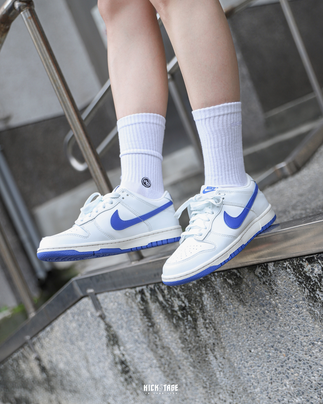 [現貨] 大童鞋 女生尺寸 NIKE DUNK LOW (GS) 白藍 海鹽奶油 低筒 休閒鞋【DH9765-105】WDUNK