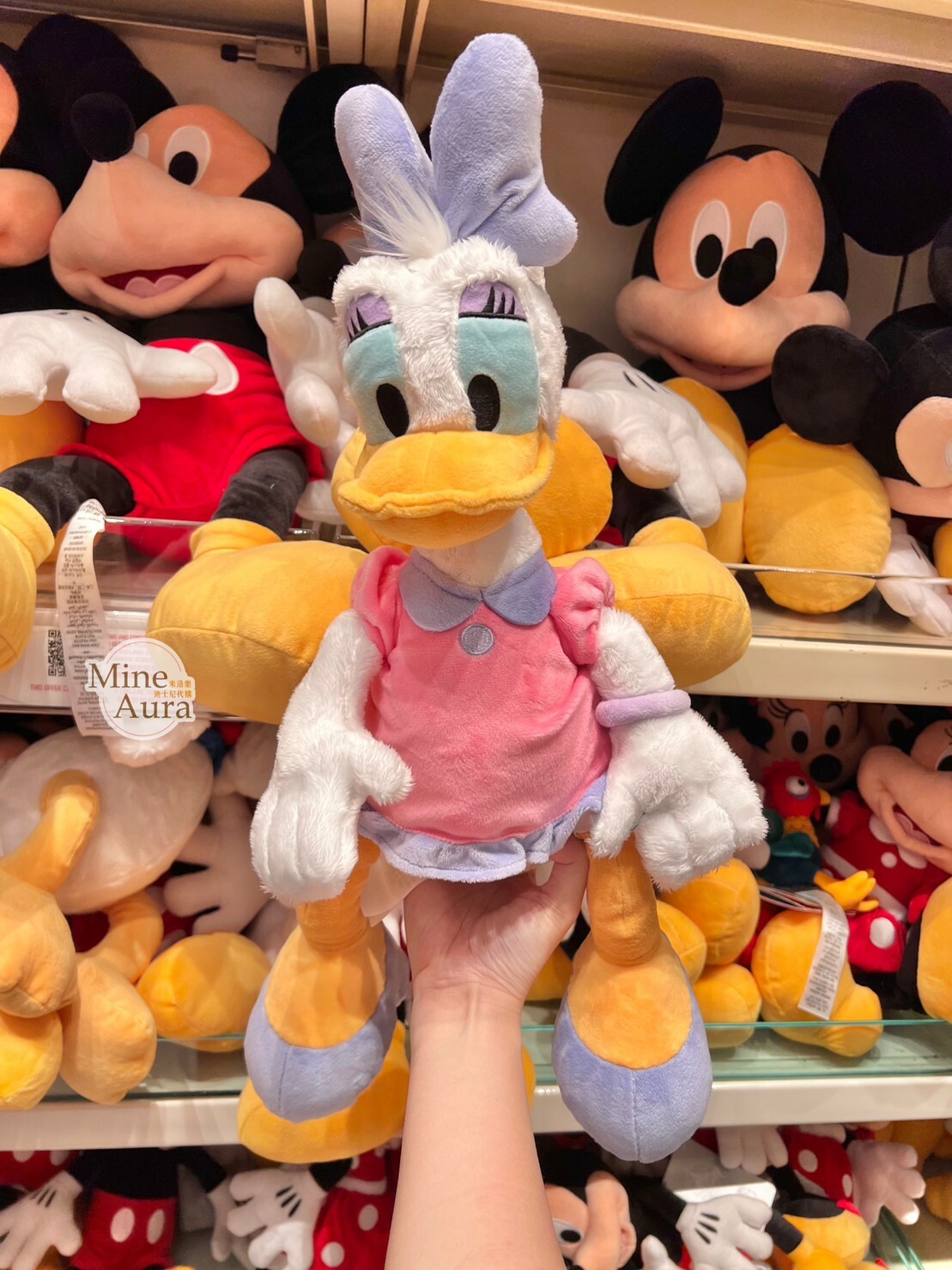 黛西 Daisy 經典 絨毛 M號 娃娃 玩偶 -香港迪士尼樂園