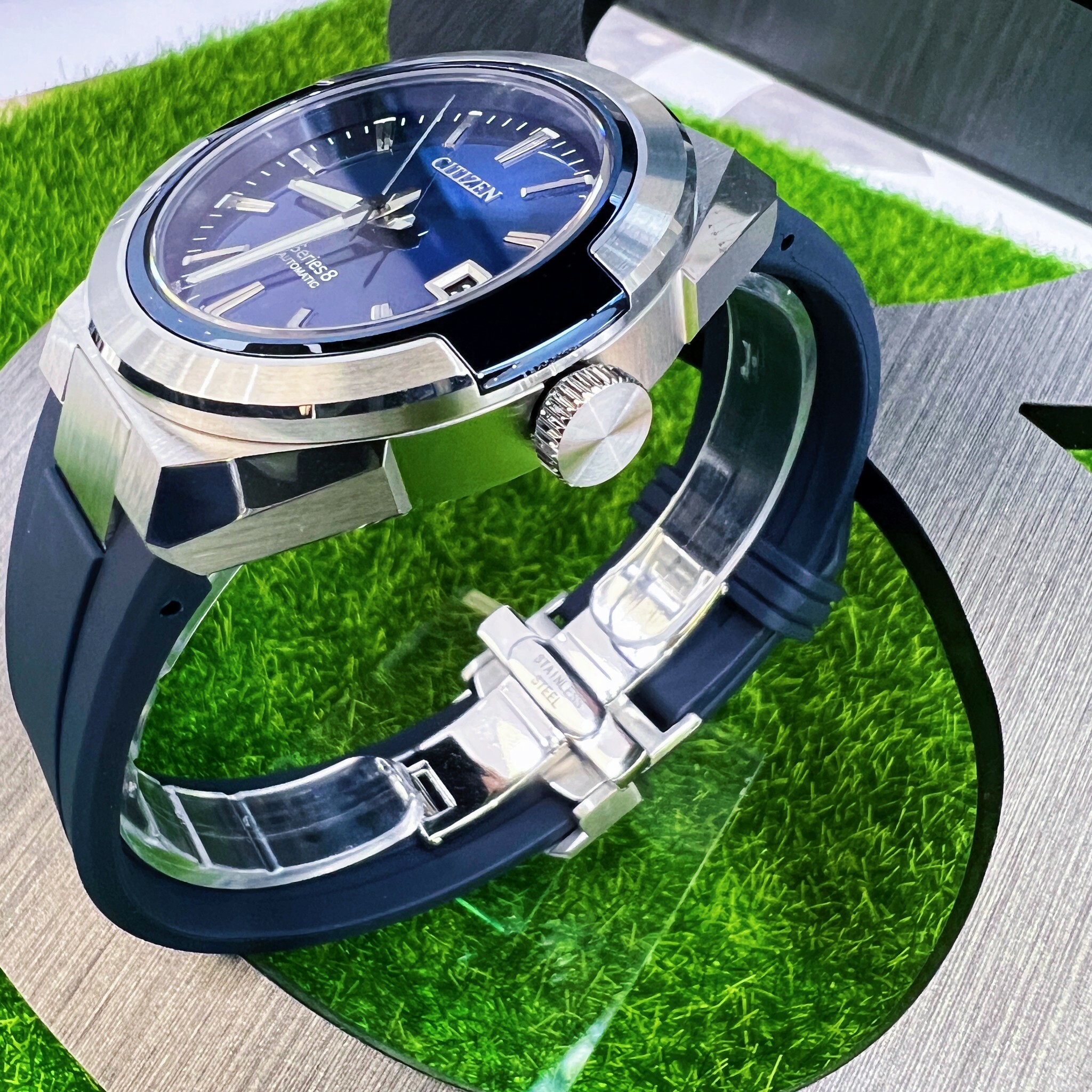 【CITIZEN 星辰】Series 8系列 運動商務腕錶 NA1005-17L 40.8mm 現代鐘錶