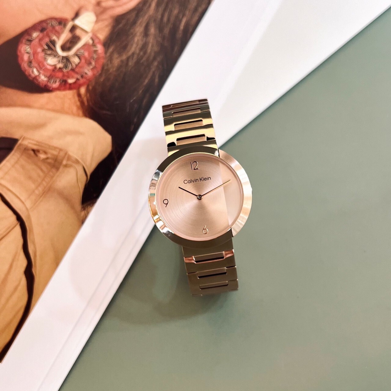 【CALVIN KLEIN】CK優雅玫瑰金女錶 CK25200291 38mm 現代鐘錶