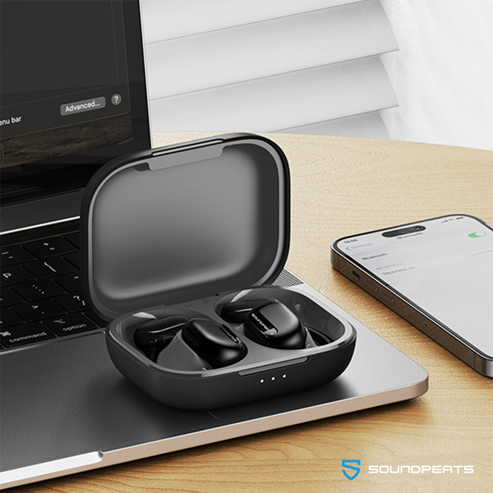 SoundPeats GoFree オープンバック ヘッドフォン - ヘッドホン・イヤホン - その他の素材 ブラック