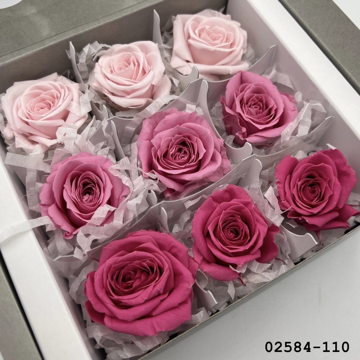 不凋小輪玫瑰(9朵) 02584-110
