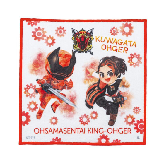 Pbandai 預訂2024/6月 王様戦隊キングオージャー　デフォルメ　ミニタオル（全6種）