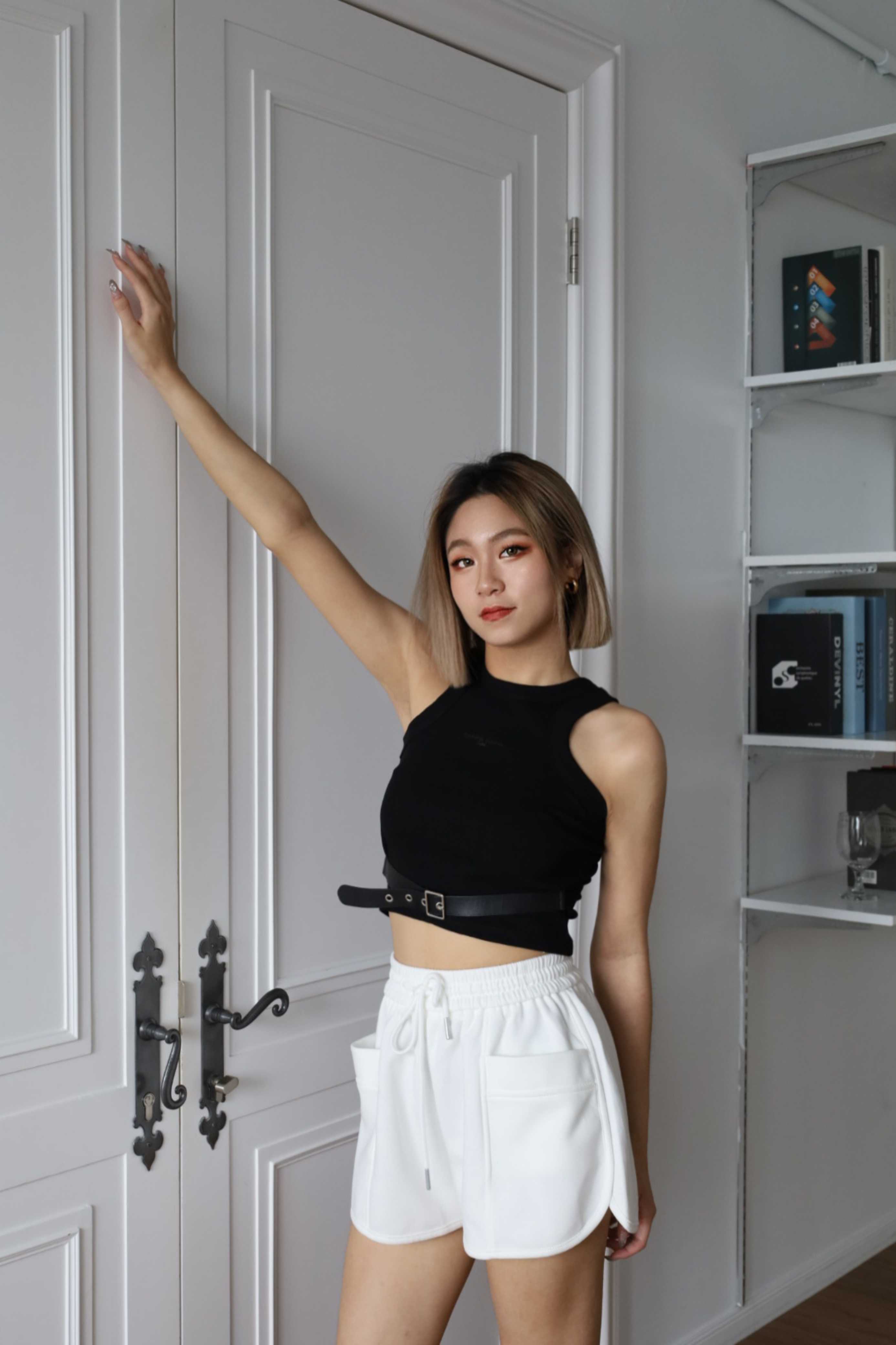 皮帶設計挖肩背心