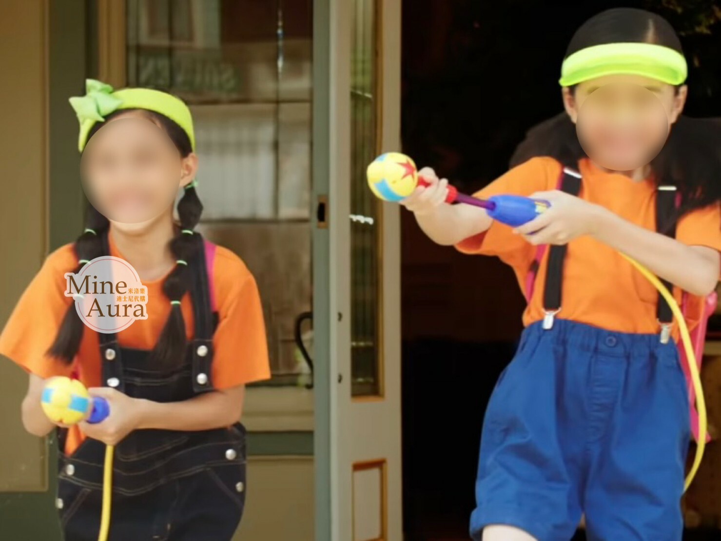 (特價現貨) 三眼怪 Alien 造型 水槍 背包 玩具 玩具總動員 Toy Story -香港迪士尼樂園