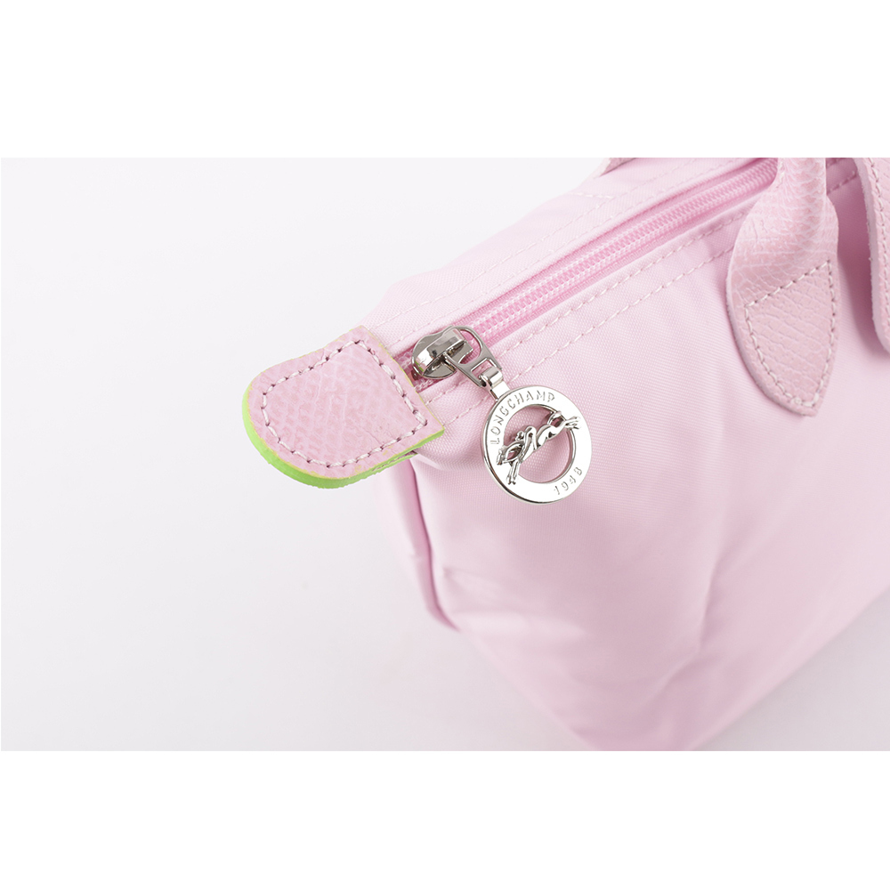 【LONGCHAMP】S號短把LE PLIAGE GREEN摺疊水餃包(粉色) L1621 919 P75