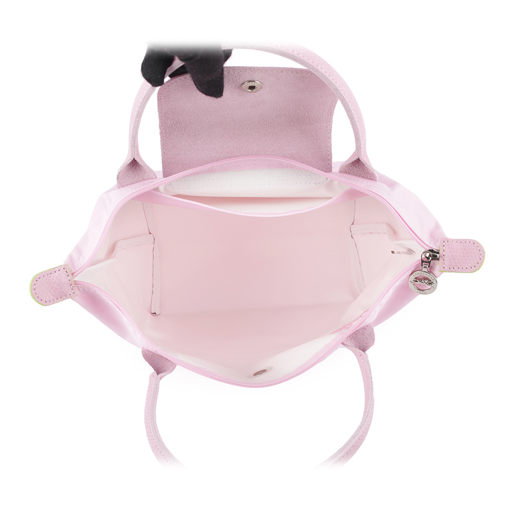 【LONGCHAMP】S號短把LE PLIAGE GREEN摺疊水餃包(粉色) L1621 919 P75