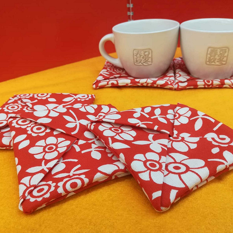 布藝杯墊套裝 (一套5個)