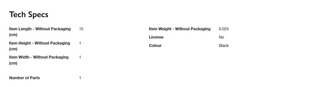 Hornby R7324 HM7020 15V Power Supply Adapter