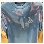 [S] MLB CREW NECK UNISEX STREET STYLE COTTON SHORT SLEEVE T-SHIRT,BLUE, 3ATSB0433GP002-07BLS (SMLB261)