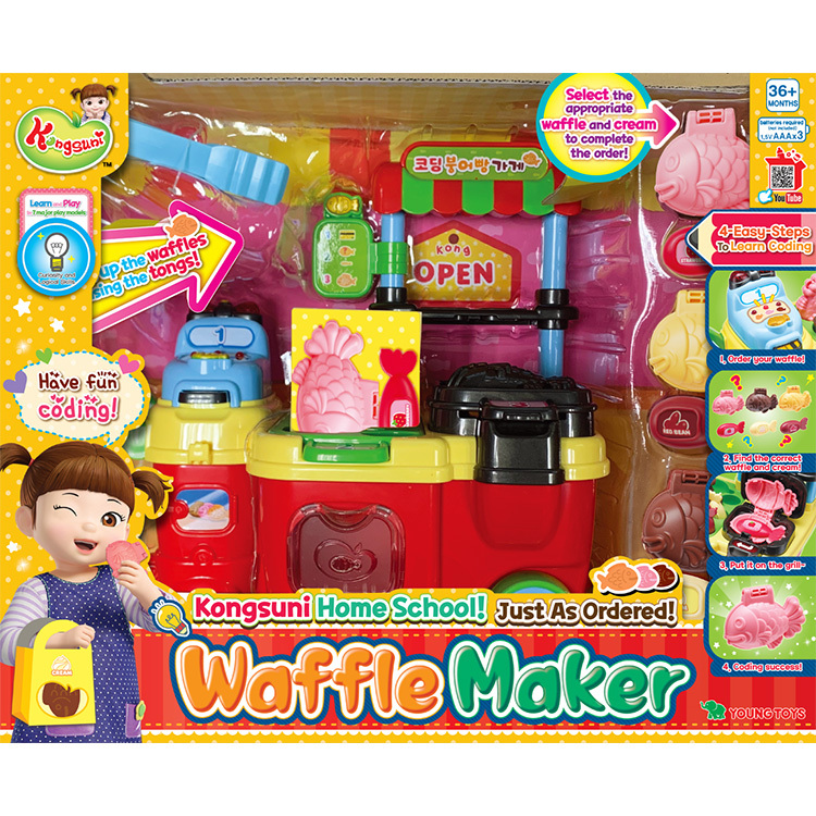 韓國玩具_小荳娃娃美味鯛魚燒機