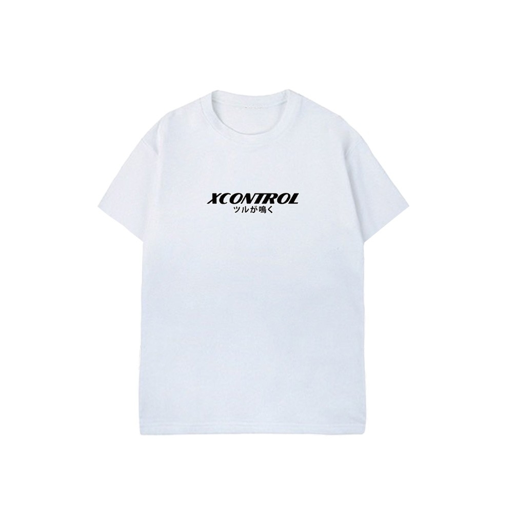 XCTRL 旭日鶴鳴短T-白