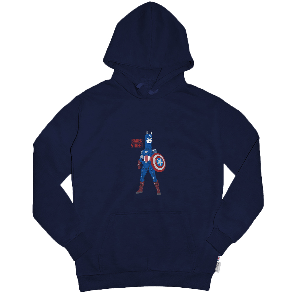 Capaca 羊駝隊長 高磅數長袖帽T