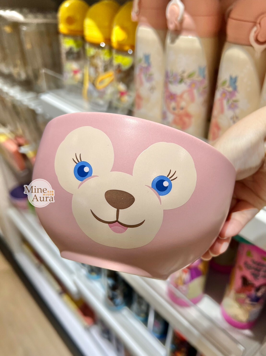 雪莉玫 ShellieMay 大頭圖案 陶瓷 湯碗 飯碗 -香港迪士尼樂園