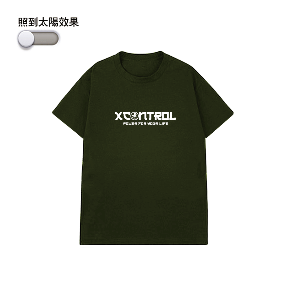 XCTRL 變色虎不倒翁短T-軍綠