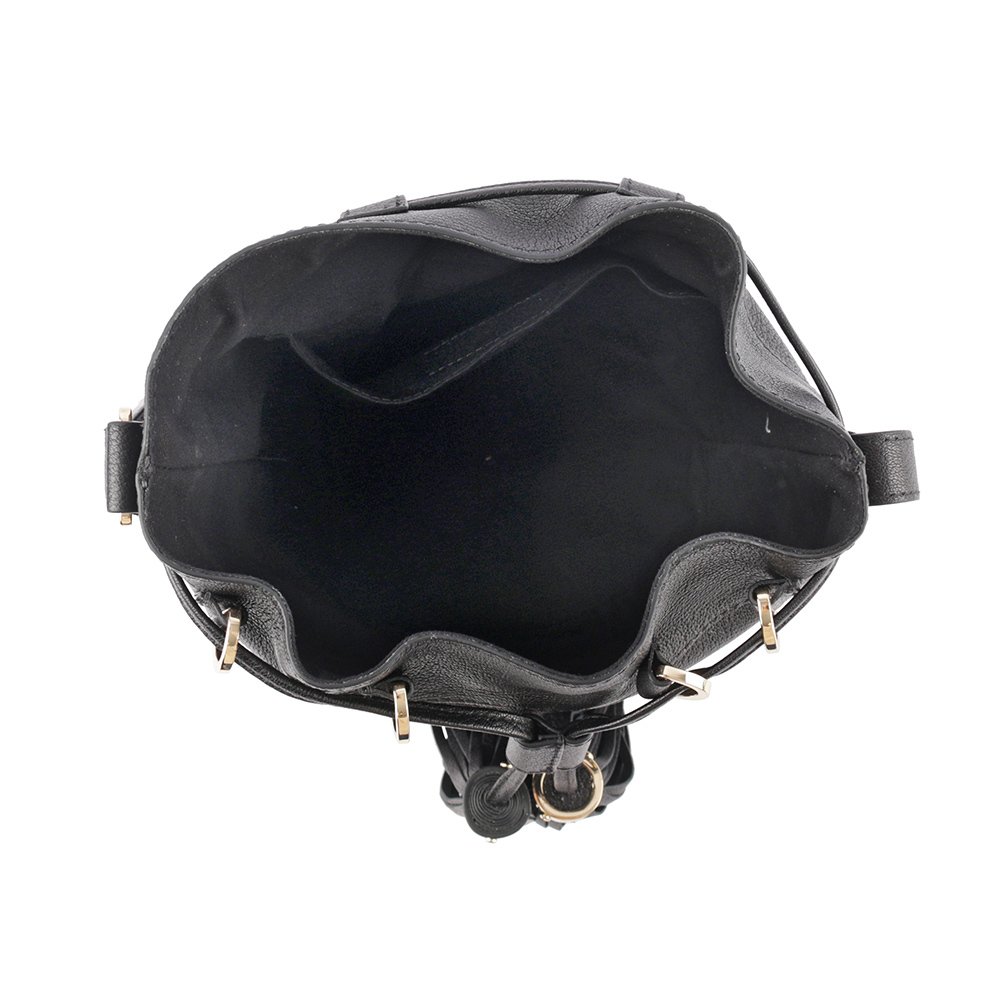 【SEE BY CHLOE】VICKI 山羊皮水桶包(黑色) CHS23ASC12D38001