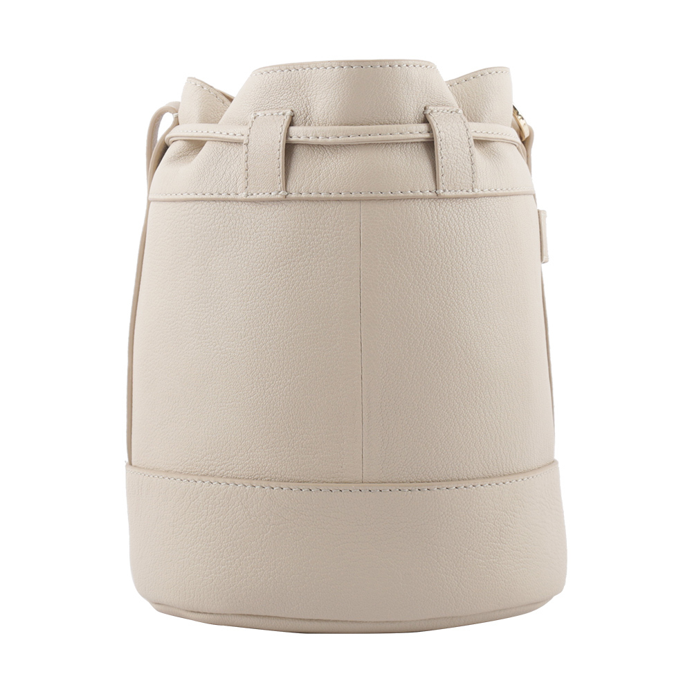 【SEE BY CHLOE】VICKI 山羊皮水桶包(米色) CHS23ASC12D3824H