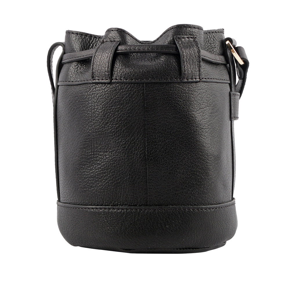 【SEE BY CHLOE】VICKI 山羊皮小款水桶包(黑色) CHS23ASC13D38001