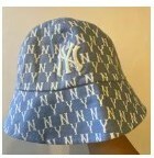 [S] MLB BUCKET MONOGRAM PASTEL DOME HAT NY YANKEES,BLUE, 32CPHA111-50S (SMLB264)