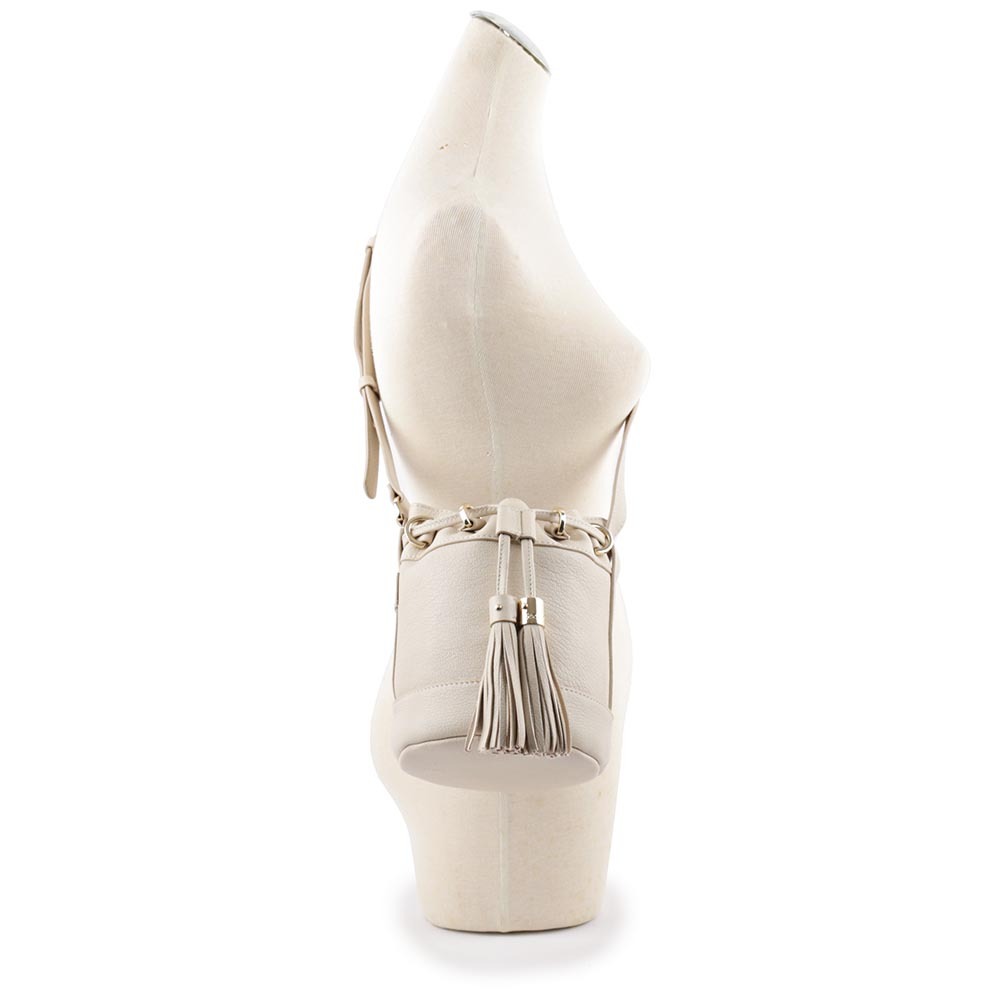 【SEE BY CHLOE】VICKI 山羊皮小款水桶包(米色) CHS23ASC13D3824H