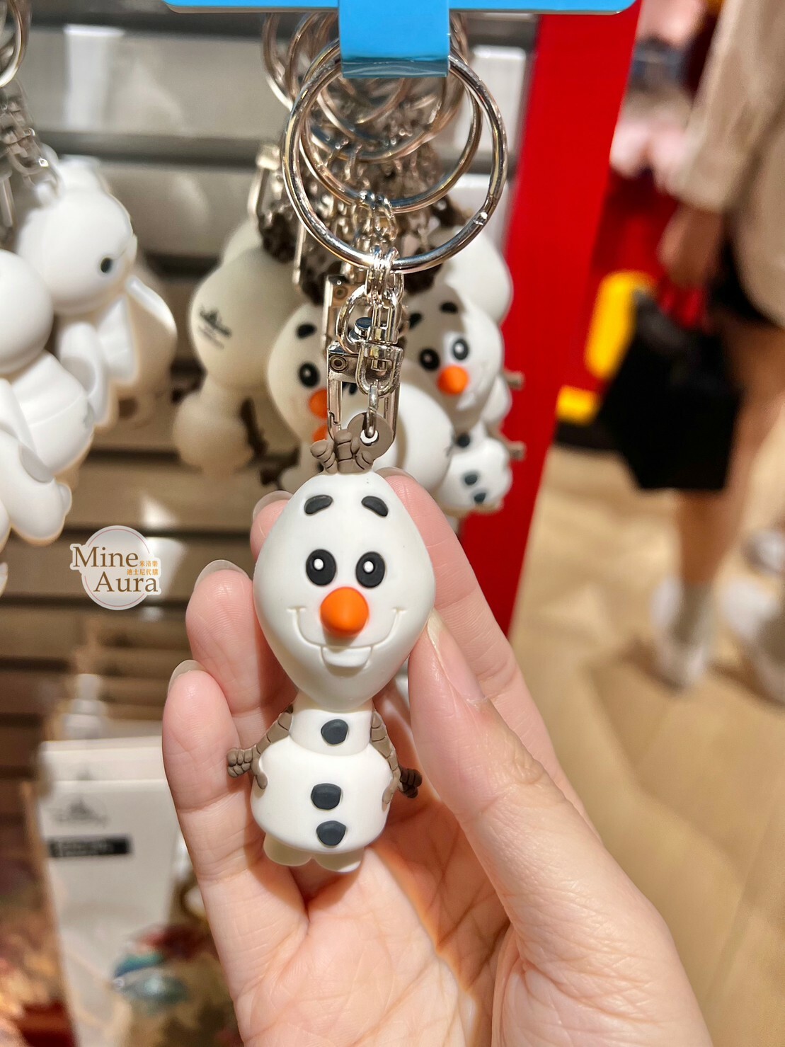 Q版 雪寶 Olaf 立體 鑰匙圈 吊飾 冰雪奇緣 Frozen -香港迪士尼樂園