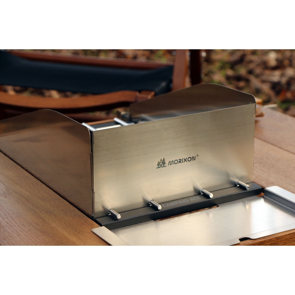 【MORIXON】不鏽鋼擋風板 (含收納袋) TS-28-2K G-5-4