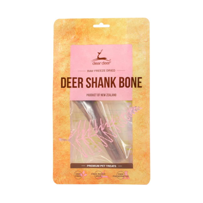 Dear Deer Freeze Dried Deer Shank Bone Small (1pc) [Dog Snack]