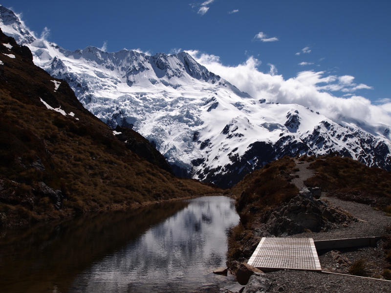 紐西蘭,庫克山,步道,海外健行,登山,hanchor