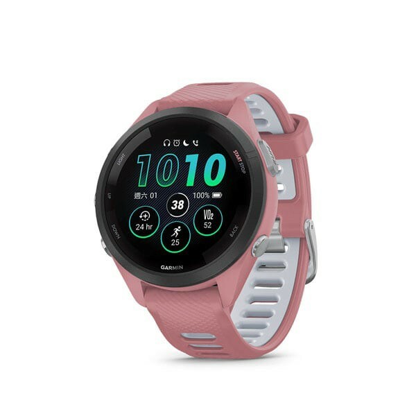 【Garmin】Forerunner 265S 腕式心率跑錶 - 甜心粉 (010-02810-25) 47.1mm 現代鐘錶