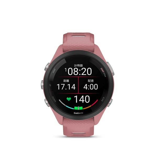 【Garmin】Forerunner 265S 腕式心率跑錶 - 甜心粉 (010-02810-25) 47.1mm 現代鐘錶