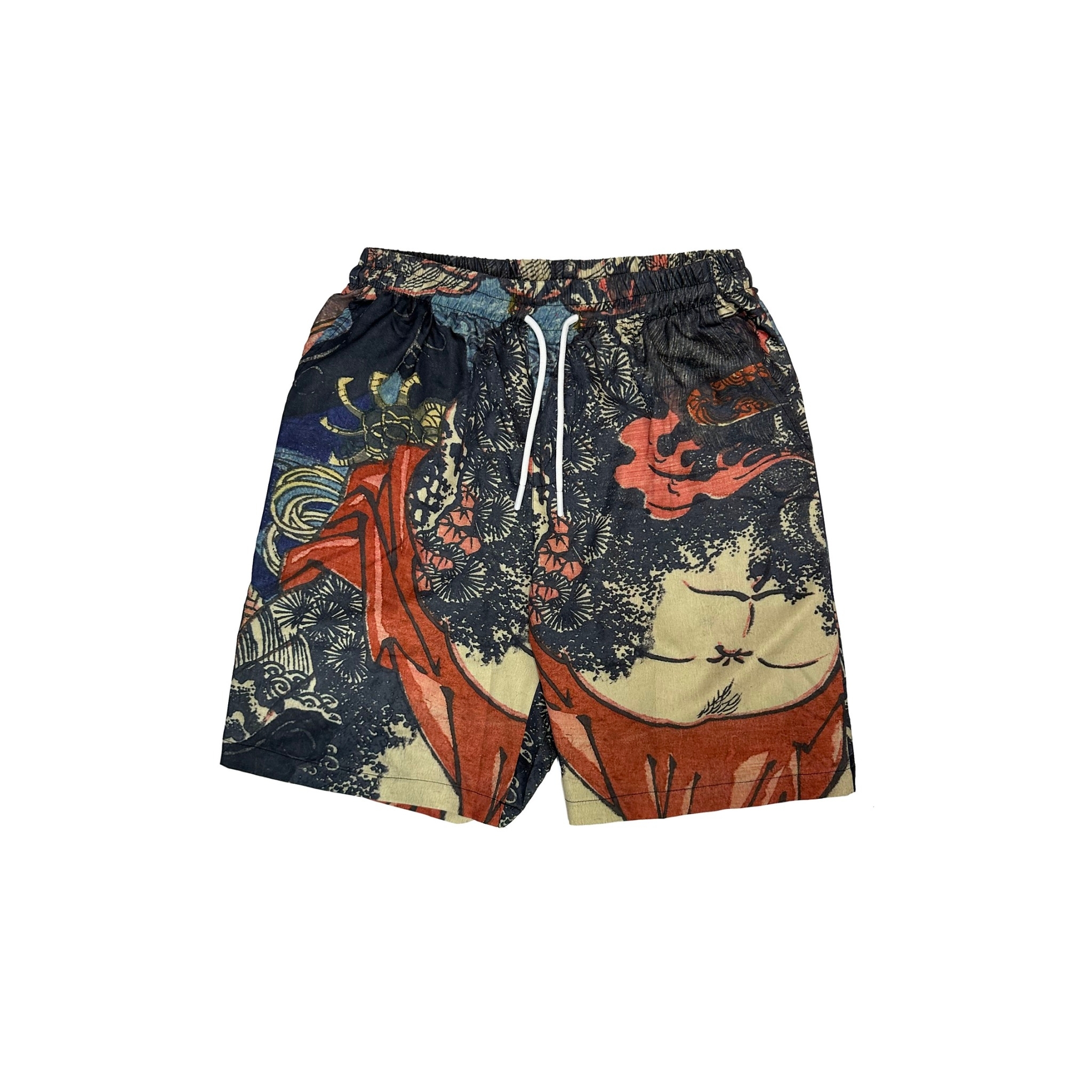 XCTRL 浪裡白條浮世繪短褲