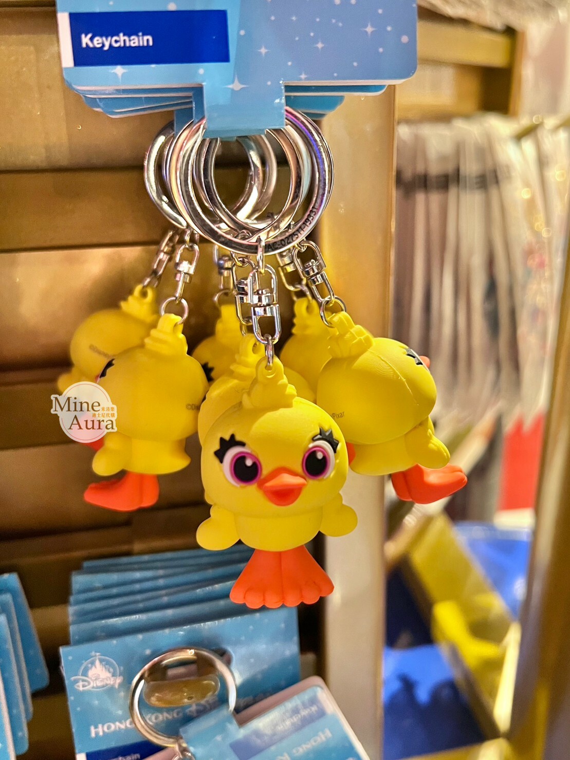 Q版 鴨霸 Ducky 立體 鑰匙圈 吊飾 玩具總動員 Toy Story -香港迪士尼樂園