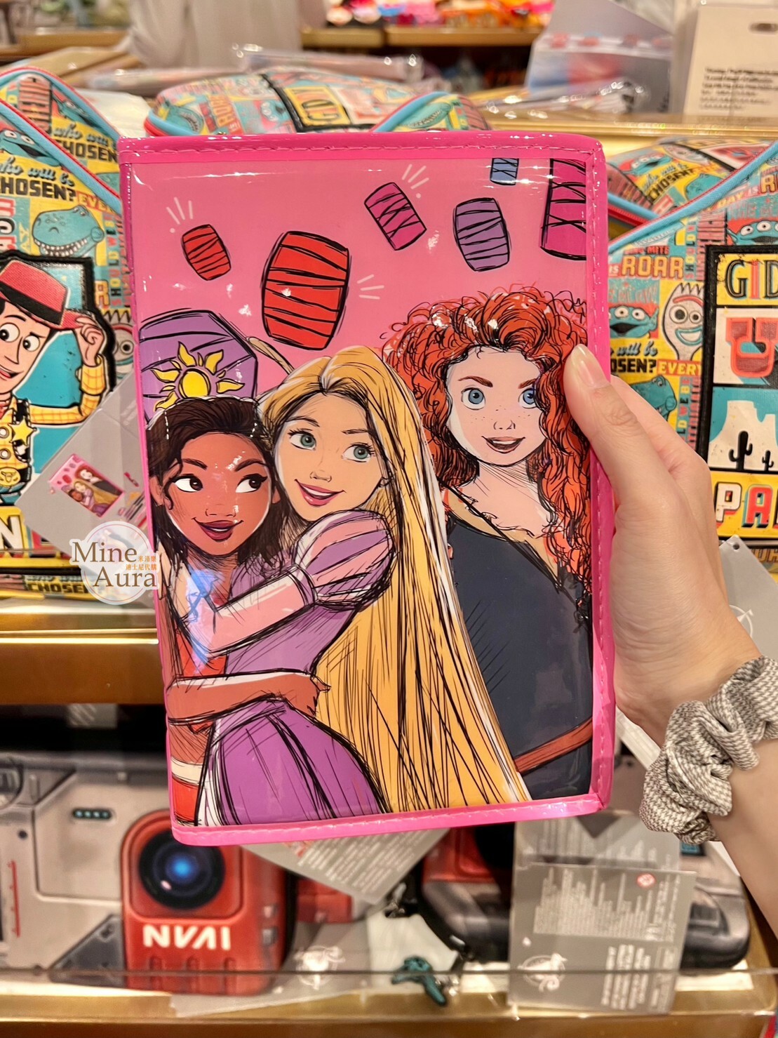 公主系列 Princess Line 公主集合 手繪圖案 書本 造型 文具包 文具組 -香港迪士尼樂園