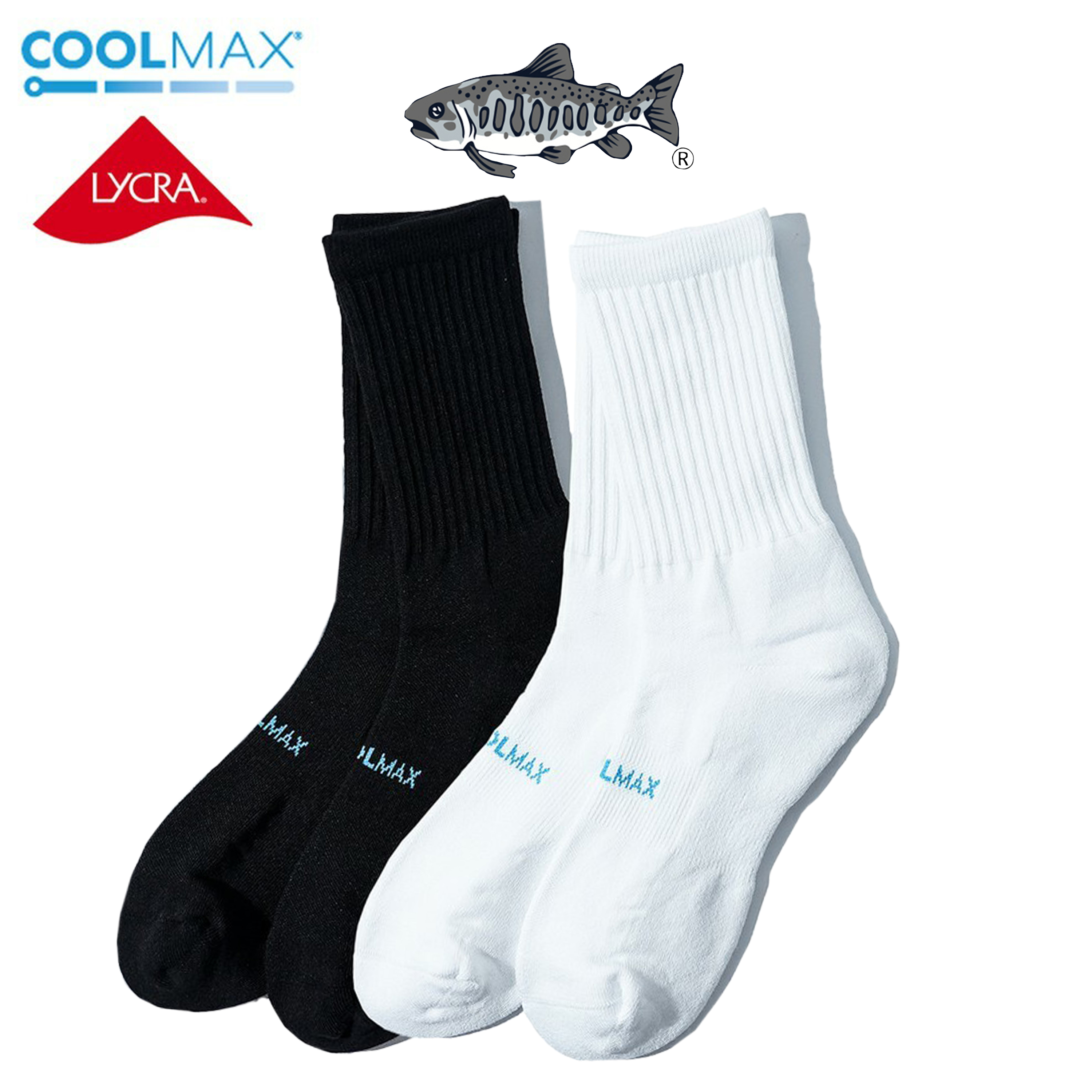 AGILITY Coolmax Ribbed Socks 涼感紗 毛巾底 長襪 [SC75-CL]