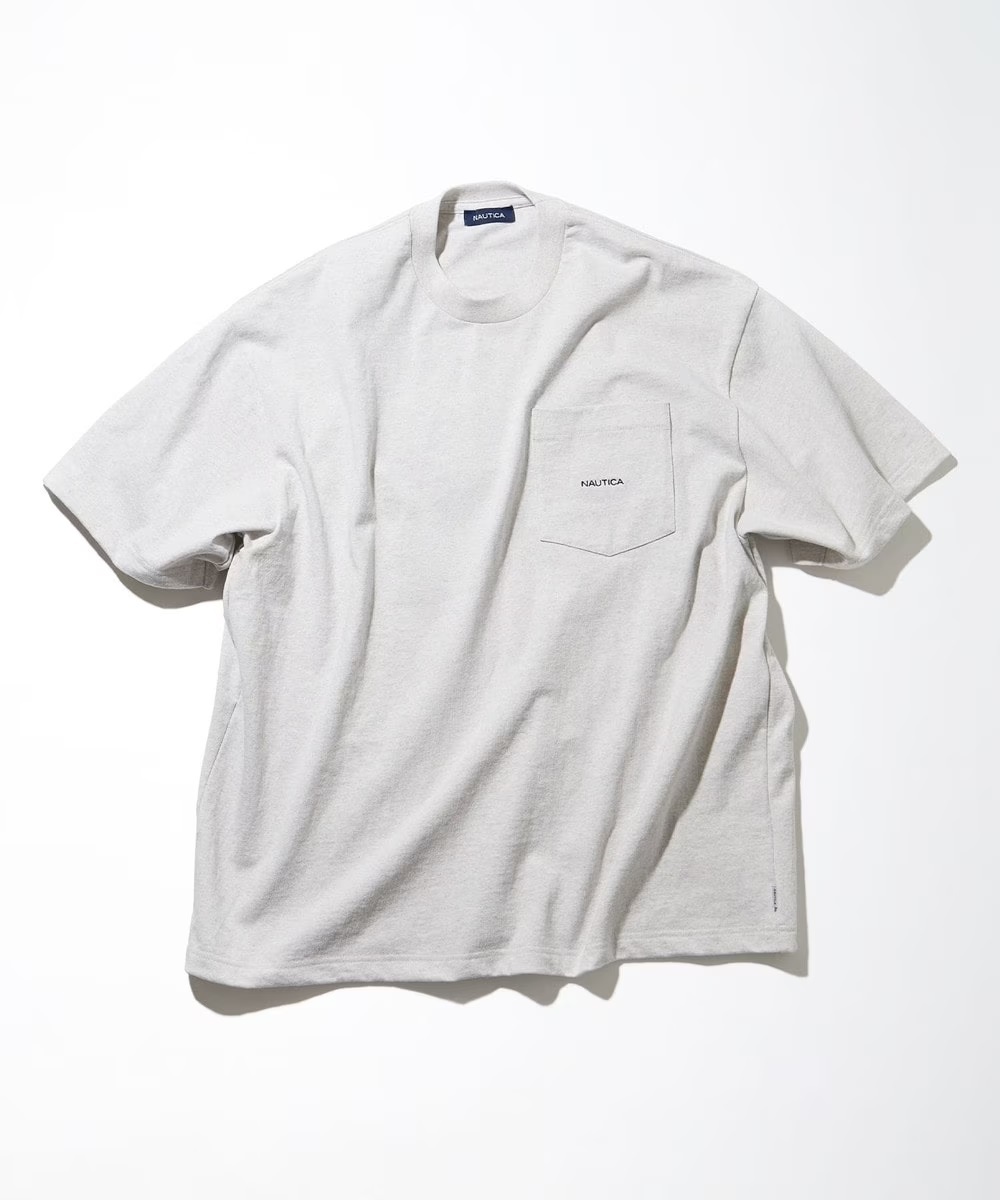 [現貨] NAUTICA Back Embroidery Pocket Tee Grey