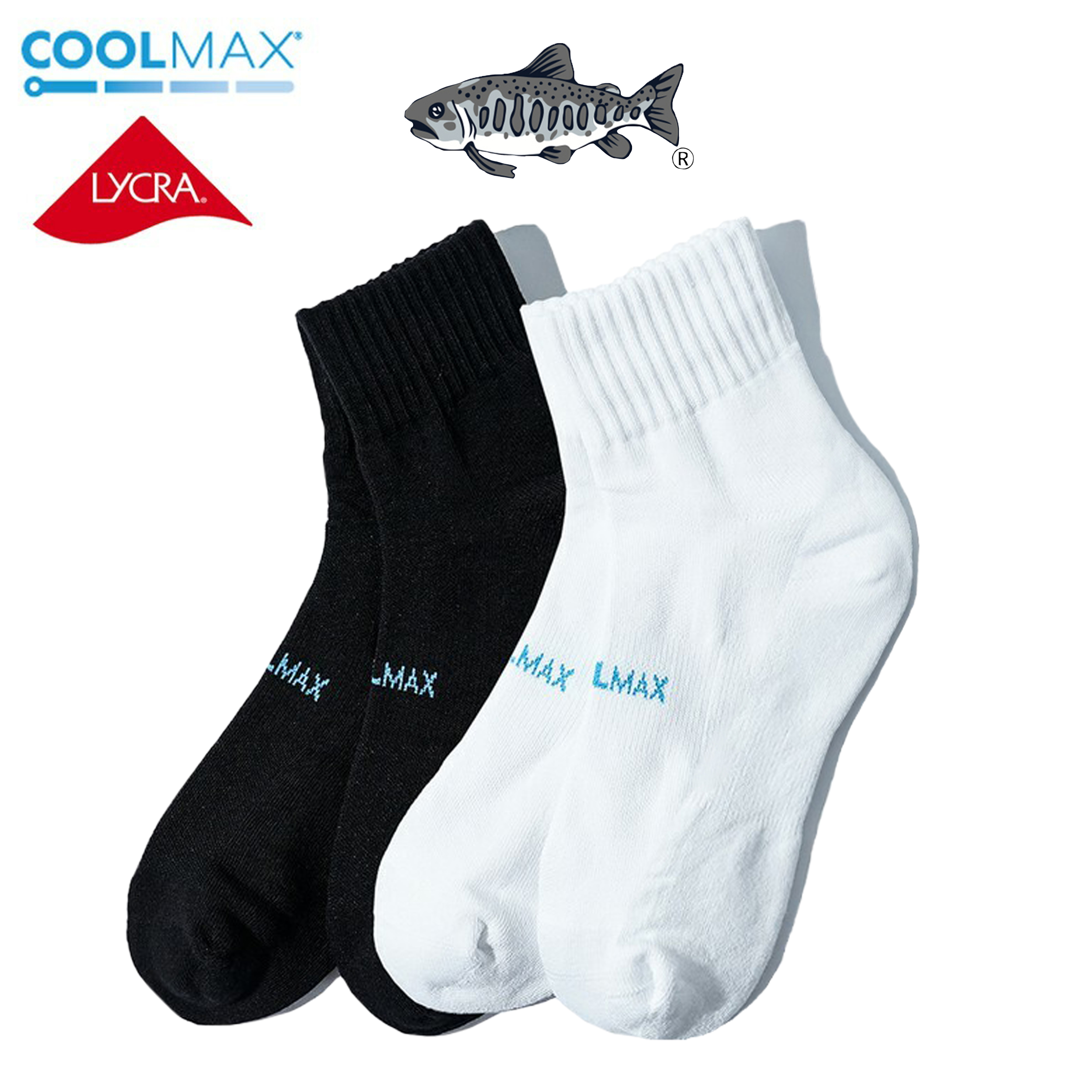 AGILITY Coolmax Pile Short Socks 涼感紗 毛巾底 中筒襪 [SC75-CM]