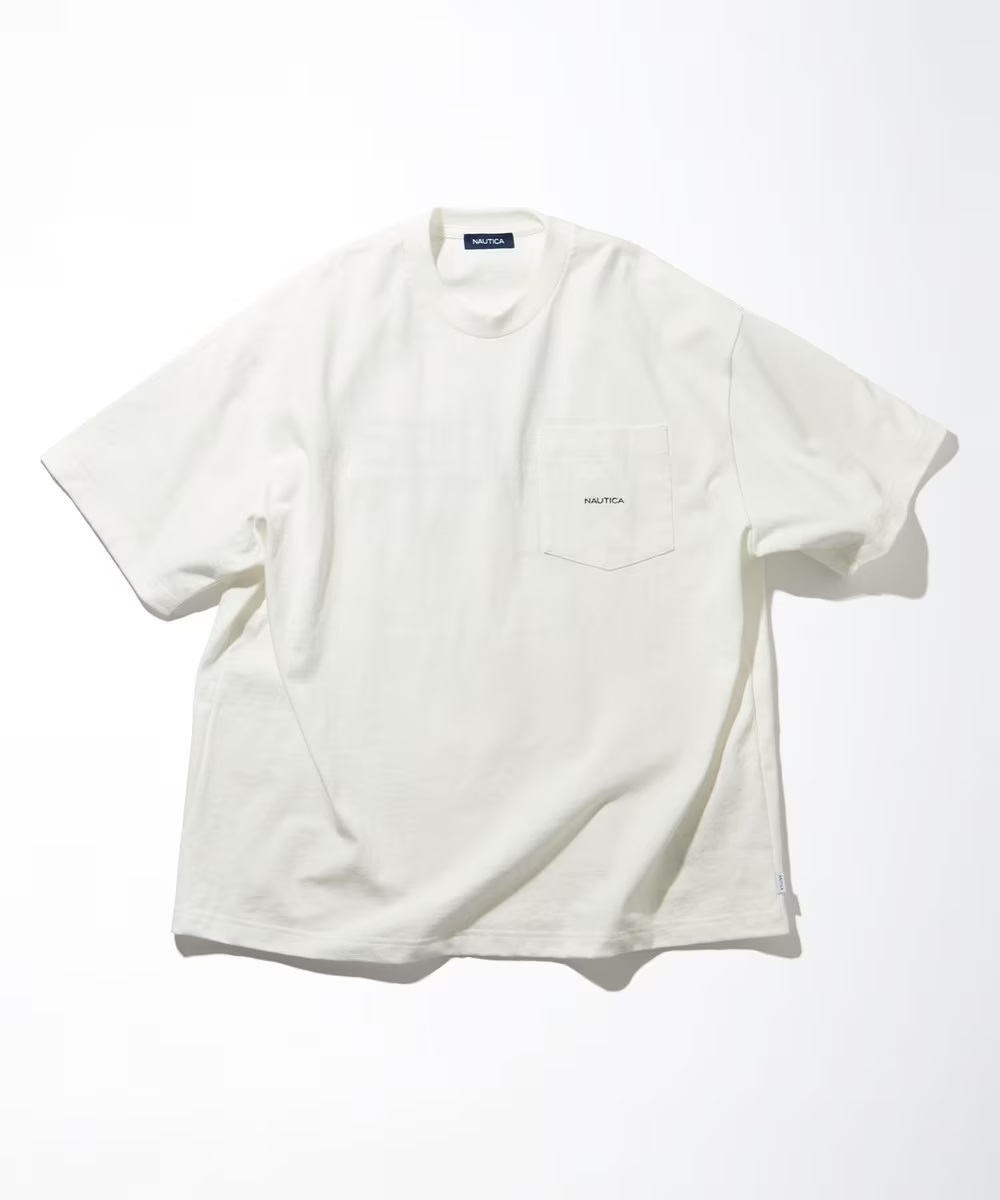 [現貨] NAUTICA Back Embroidery Pocket Tee White