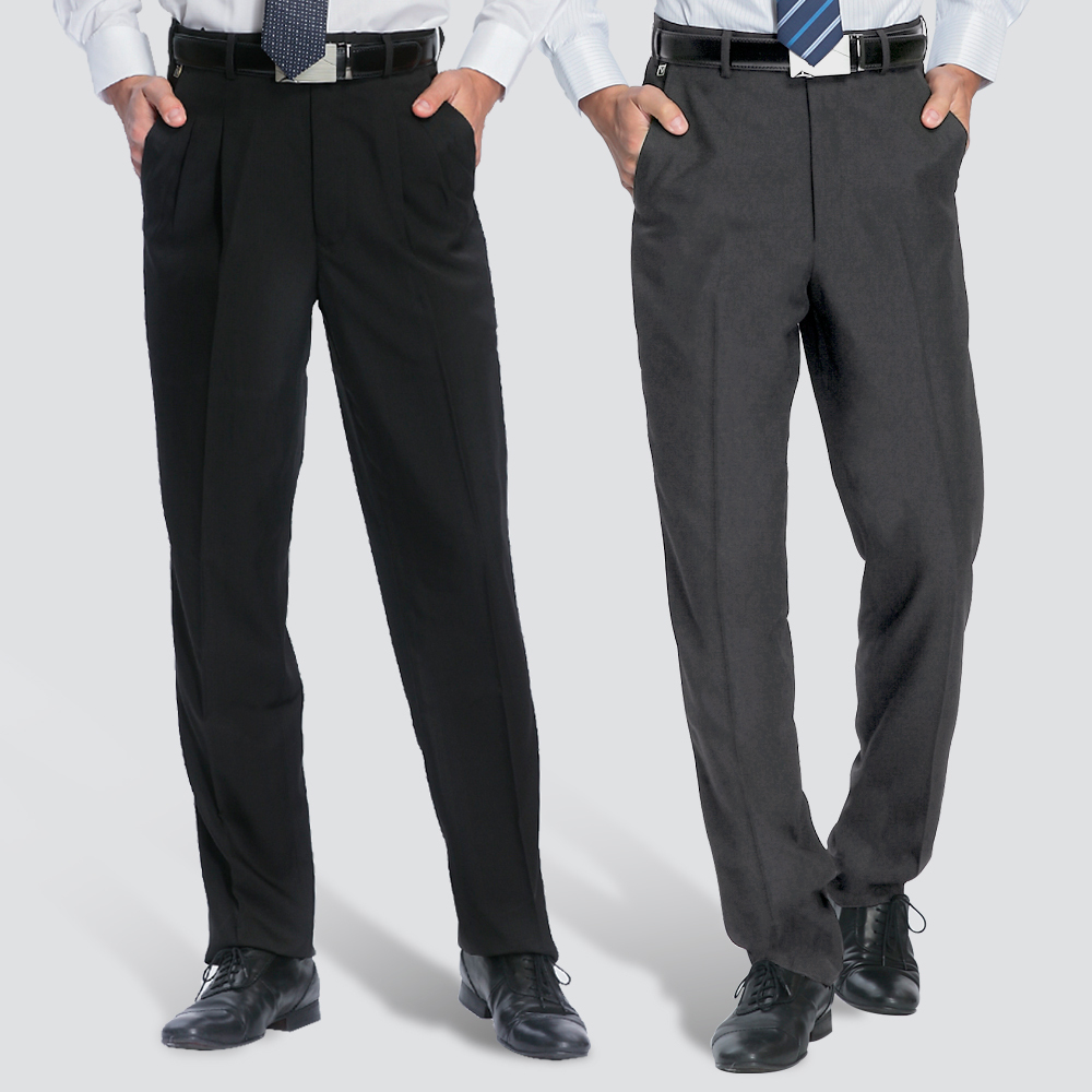 精品條紋西裝褲-三色