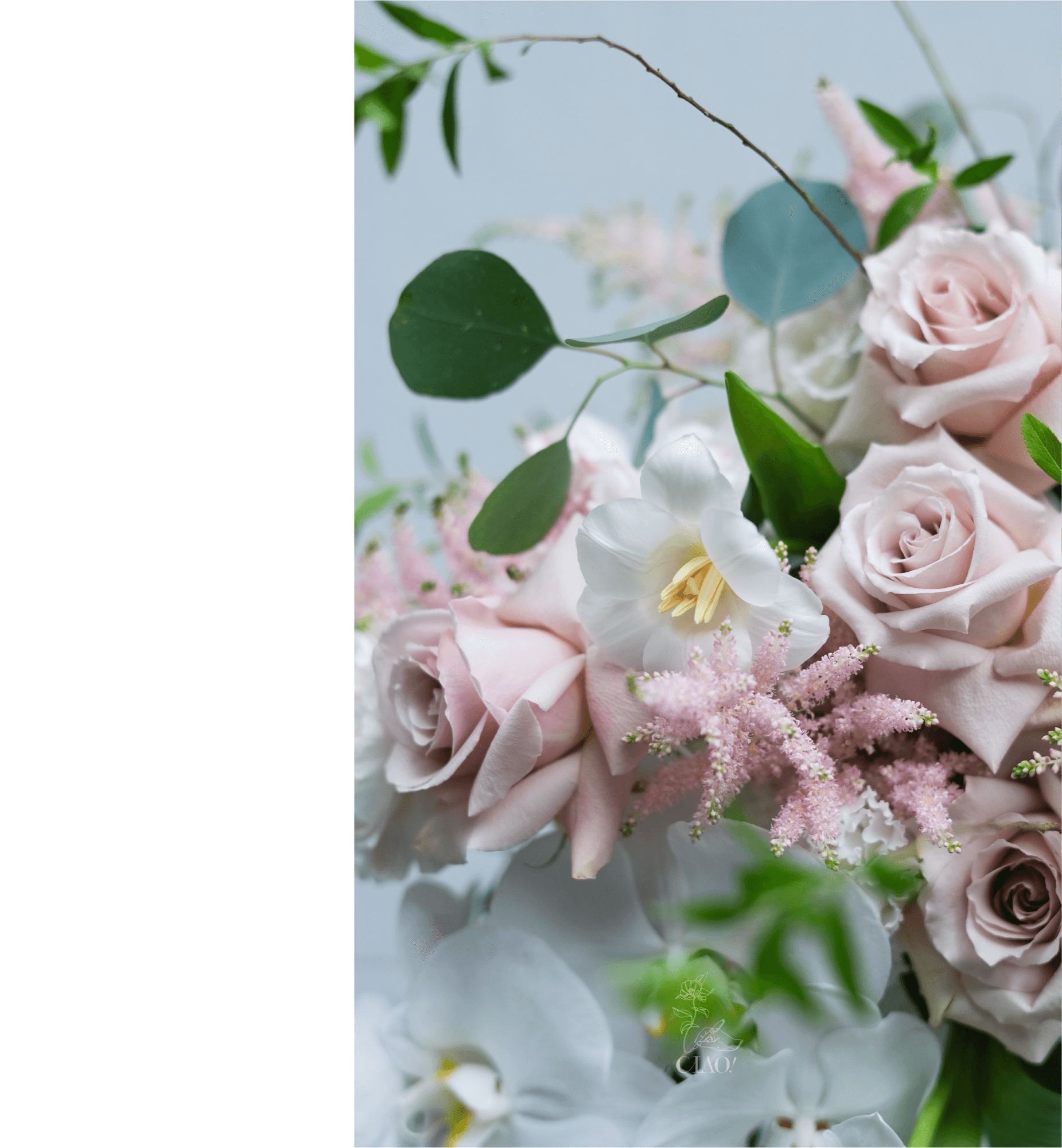 巧偶花藝_捧花精選_白粉色