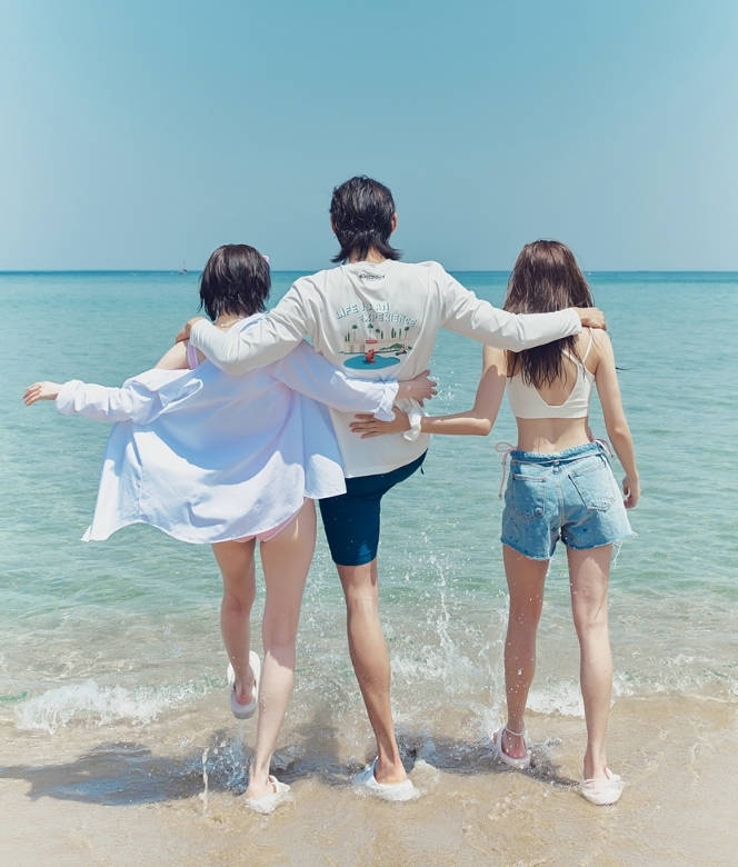 韓國代購 Discovery Expedition 男 Main Crew 海灘 防曬上衣 防磨衣 JUN