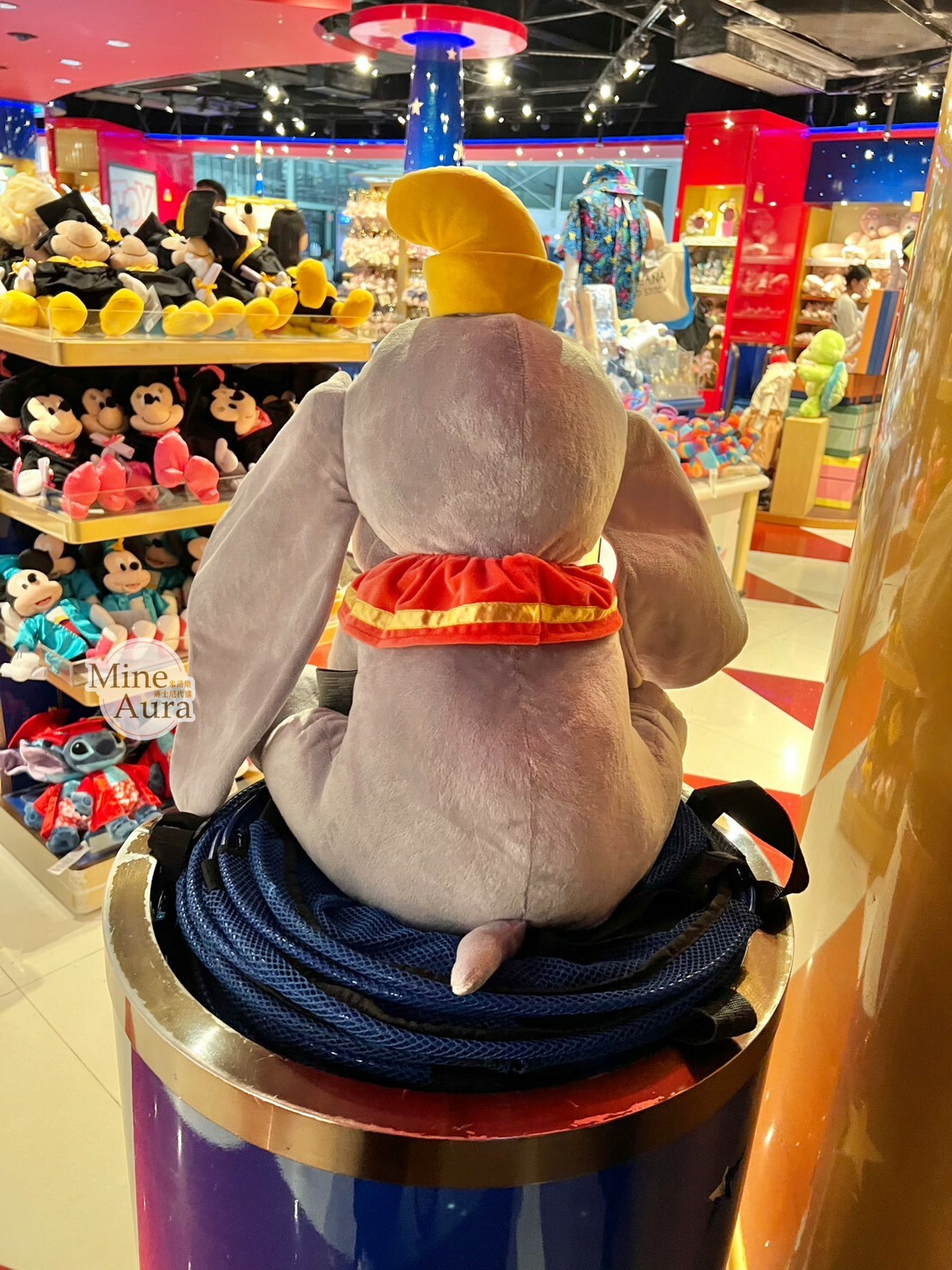 (現貨) 小飛象 Dumbo 經典 坐姿 L號 娃娃 玩偶 -香港迪士尼樂園