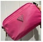 [S] GUESS SMALL TRIANGLE LOGO BUM BAG,PINK, HN2A3A25-PNK (SGU389)