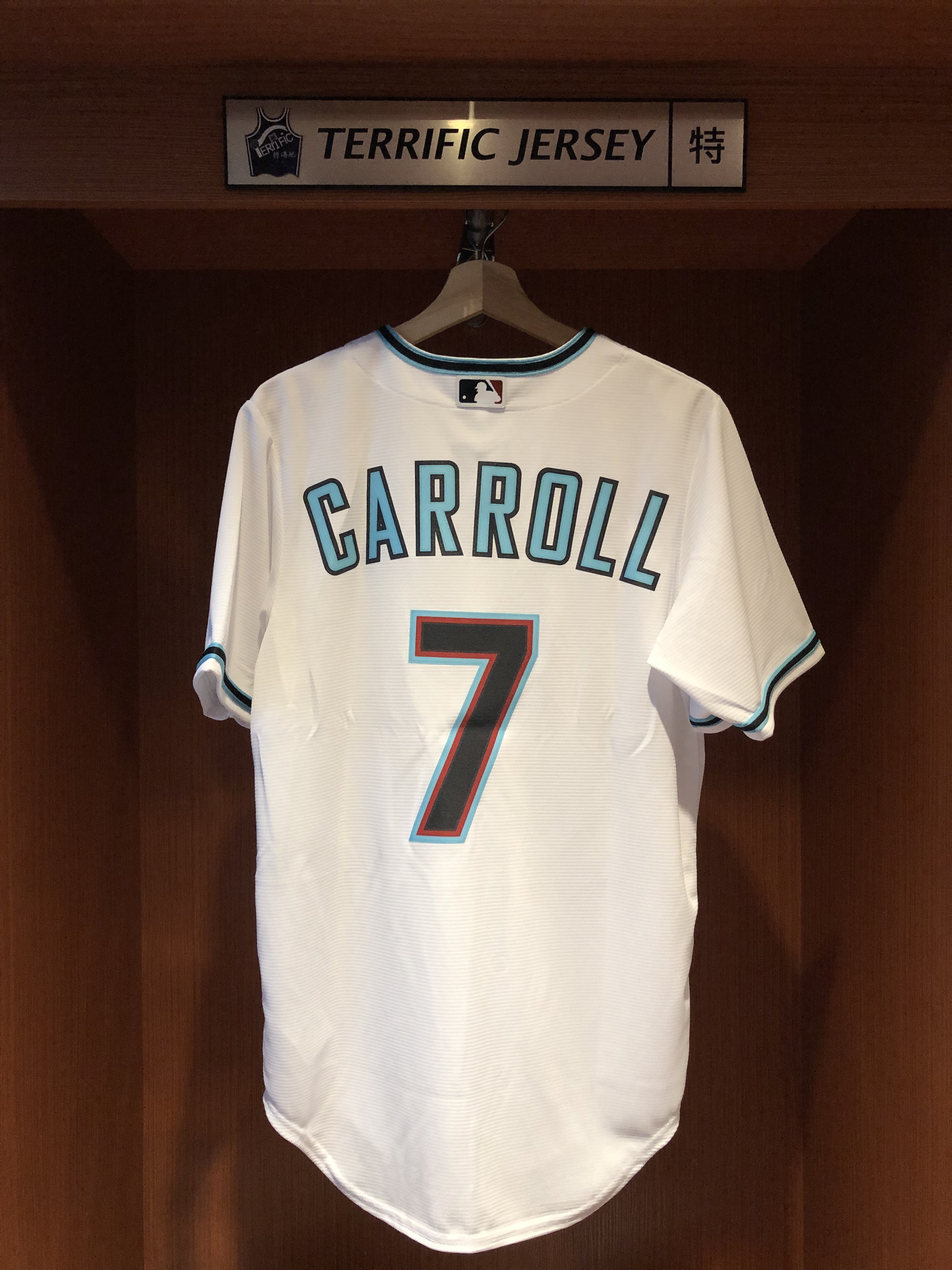 MLB球衣 Corbin Carroll 亞利桑那響尾蛇白 Nike Replica Player Name Jersey 球迷版 熱轉印 全新