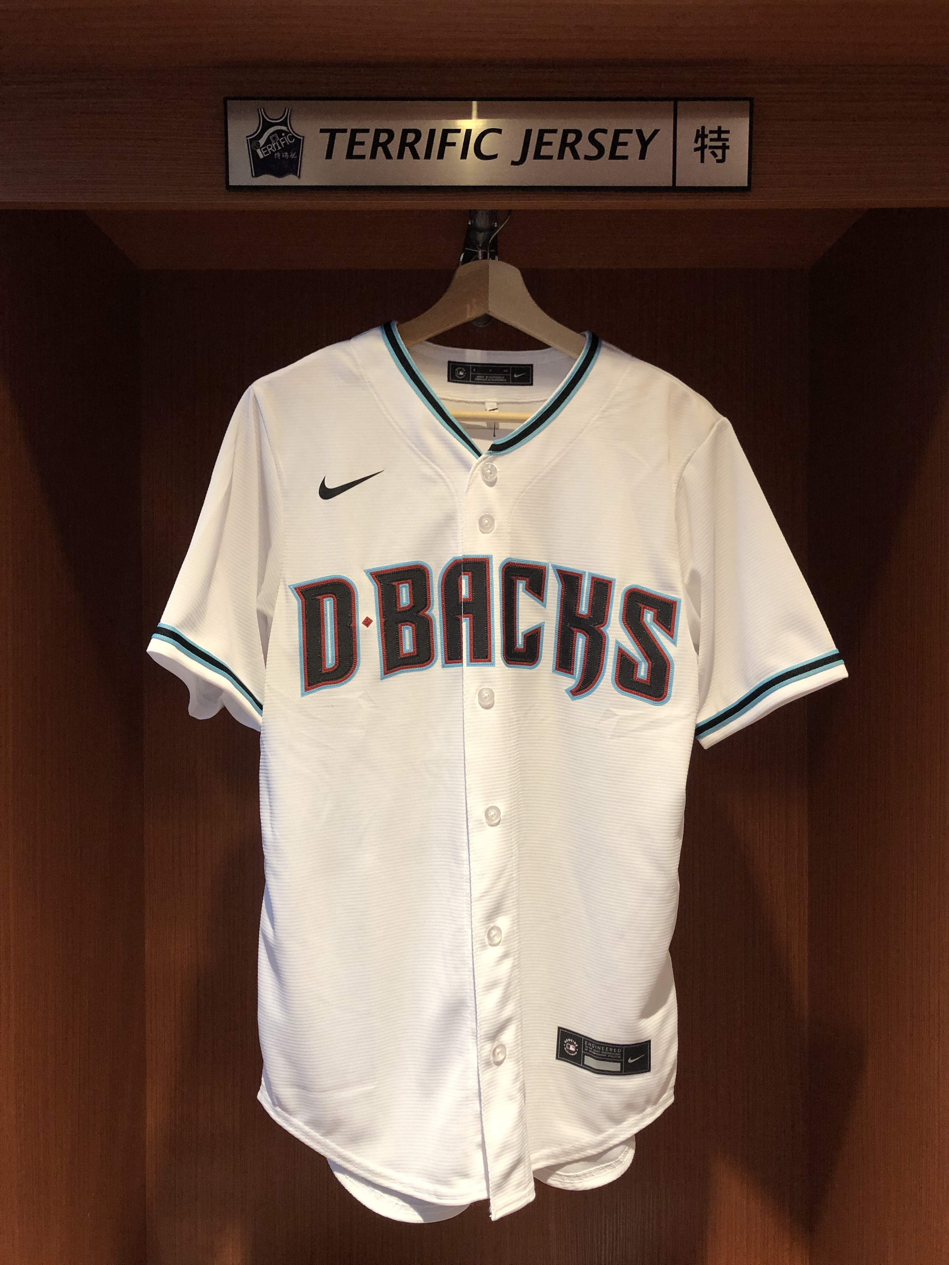 MLB球衣 Corbin Carroll 亞利桑那響尾蛇白 Nike Replica Player Name Jersey 球迷版 熱轉印 全新