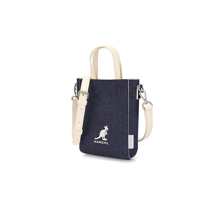 <韓國代購> KANGOL DUO CANVAS MINI CROSS BAG II