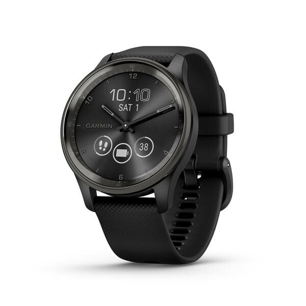 【Garmin】Vívomove Trend 指針智慧腕錶 - 深邃黑 (010-02665-50) 40.4mm 現代鐘錶
