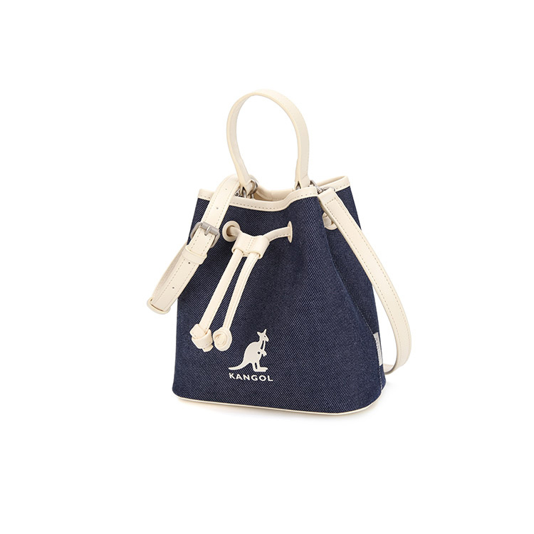 <韓國代購> KANGOL DUO CANVAS BUCKET BAG III