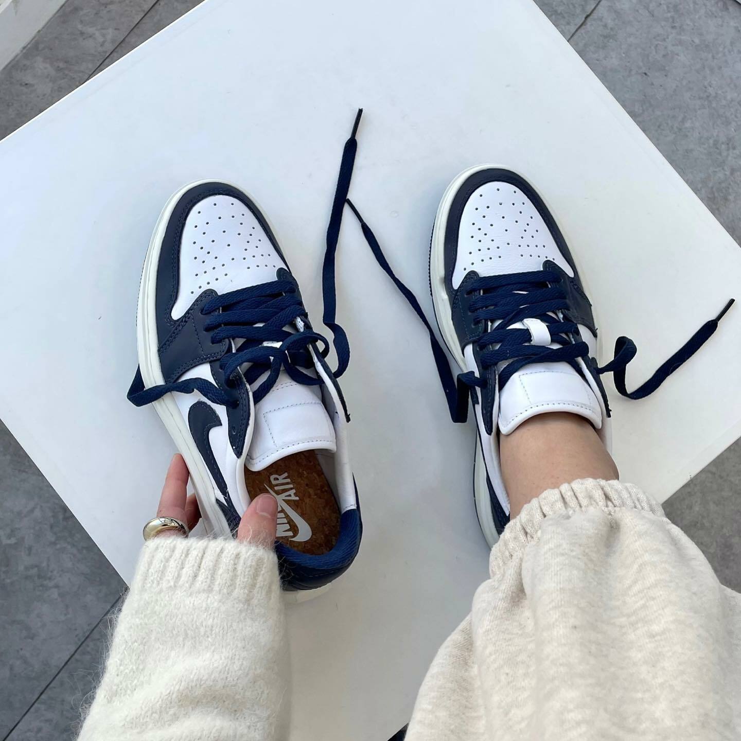 NIKE AIR JORDAN 1 ELEVATE LOW 午夜藍厚底