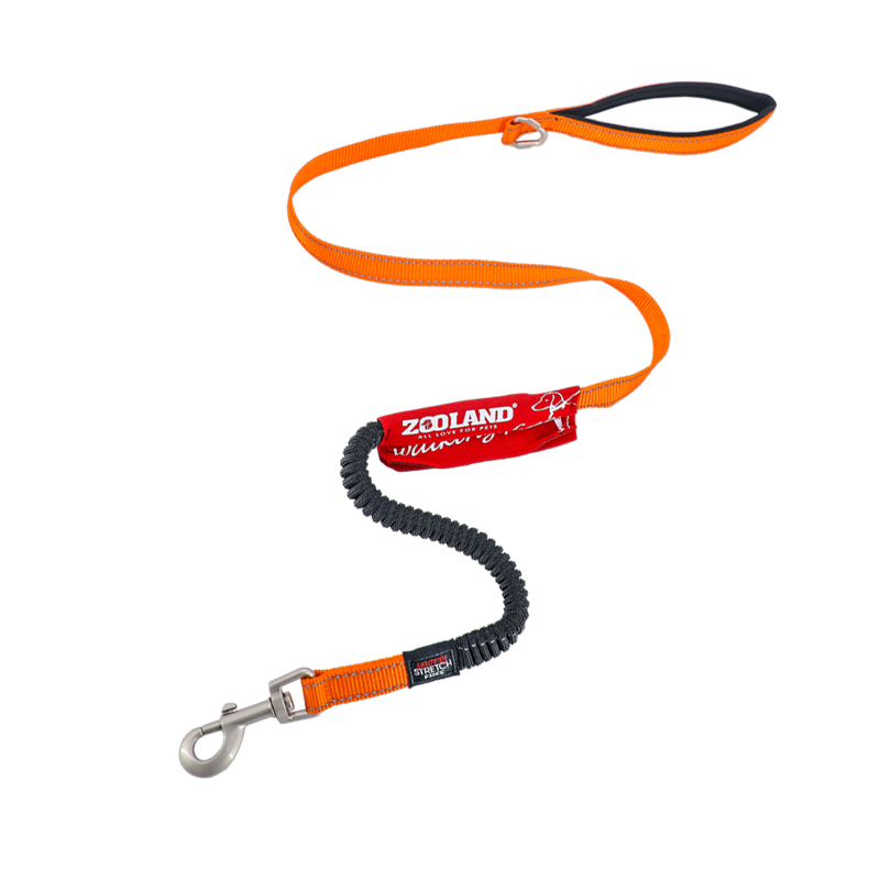 Zooland Shock Absorbing Leash Orange 120cm (small to medium dogs)